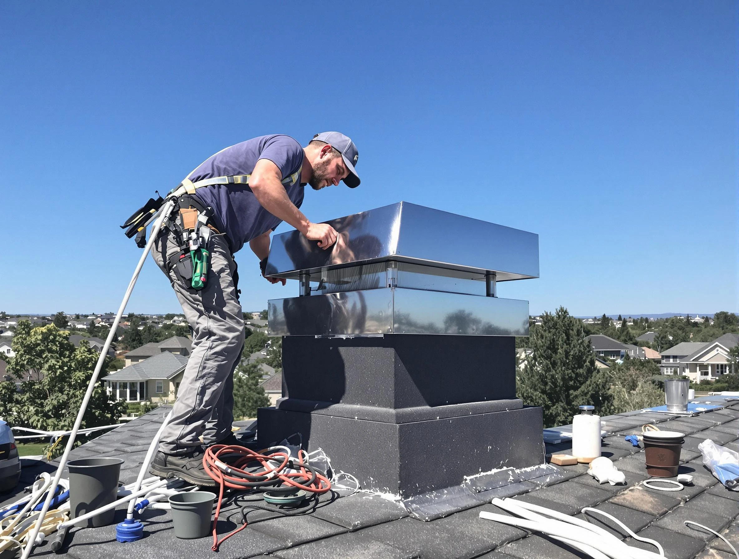 Chimney Cap Services service in Scotch Plains, NJ